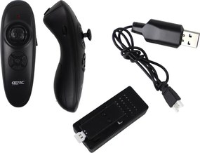 LEAN Toys Diaľkovo ovládané stíhacie lietadlo R/C Silver