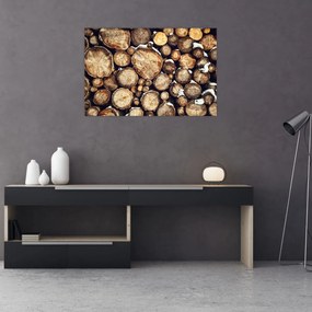 Obraz - Drevo v snehu (90x60 cm)