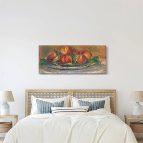 Obraz - Auguste Renoir, Peaches on a  Plate, reprodukcia (120x50 cm)
