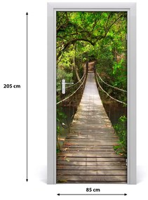 Fototapeta na dvere visiaci most 85x205 cm