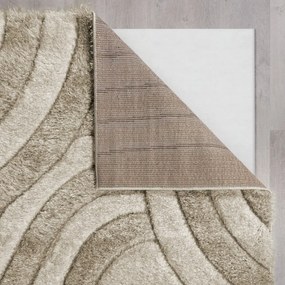 Béžový ručne tkaný koberec z recyklovaných vlákien 120x170 cm Velvet – Flair Rugs
