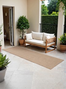 Behúň Duet Kona 106250 Beige/White - na von aj na doma, 80x250, béžová, chodba / predsieň, NORTHRUGS