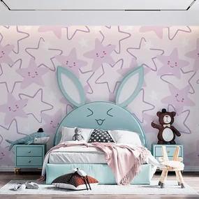 Sablio Tapeta Veselé hviezdy - 208x125 cm