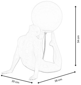 Italy design stolná lampa AMBÍCIA