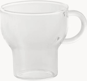 Ručne fúkané hrnčeky z borosilikátového skla Glas Mug, 2 ks