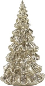 Elegantný vianočný champagne stromček s trblietkami Glitt Forest - 11*20 cm