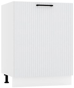 Skrinka do kuchyne Kate d60zl pl svetlo šedá mat