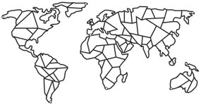 Mapa sveta nástenná 150 cm