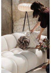 Zamatová rohová pohovka v terakotovej farbe (ľavý roh/s leňoškou) Cube – Bonami Selection