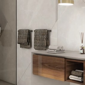 NIMCO MAC 29035-90 - Nástenný vešiak na uteráky MAYA 36 cm matná čierna