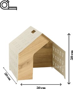 Domček pre domáce zvieratá Vidy 1 (krémová). Akcia -19%. Vlastná spoľahlivá doprava až k Vám domov. 1144832
