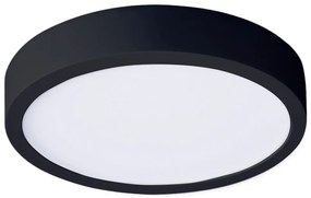 Solight WD174-B - LED Stropné svietidlo LED/24W/230V 3000/4000/6000K čierna okrúhly