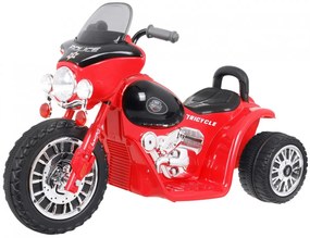 Elektrická motorka Chopper pre deti - červený