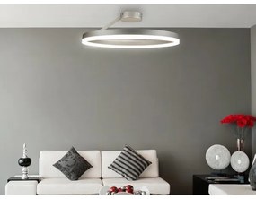 LED Stmievateľný prisadený luster LED/40W/230V 3000-6500K chróm + diaľkové ovládanie