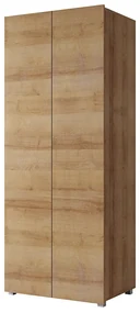 Šatníková skriňa Calabria SZ2D (dub zlatý + dub zlatý). Akcia -21%. Vlastná spoľahlivá doprava až k Vám domov. 1051518