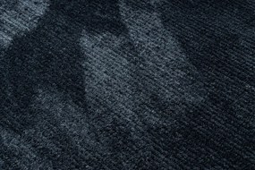 Koberec SEVILLA PC00B pruhy modrý, Maroko, Shaggy