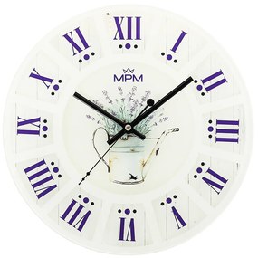 Nástenné hodiny MPM Provence 4376, 30cm