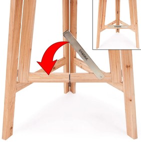 InternetovaZahrada Barový skladací stôl - Ø78 cm