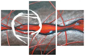 Abstraktný obraz - maľba tanečnice (90x60 cm)