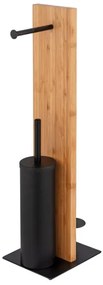 WENKO 25376100 - Súprava WC LESINA 18x69 cm hnedá/čierna