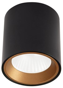 TUB | Okrúhla stropná lampa Farba: Čierna