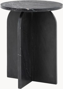 Okrúhly mramorový pomocný stolík Amalfi