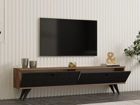 TV stolík/skrinka Butepe (antracit + borovica atlantická) . Akcia -30%. Vlastná spoľahlivá doprava až k Vám domov. 1095157