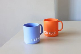 DESIGN LETTERS Porcelánový hrnček Lilac Happy 300 ml