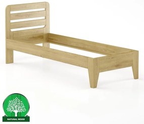 Posteľ buková LK189–90x200 rustikal