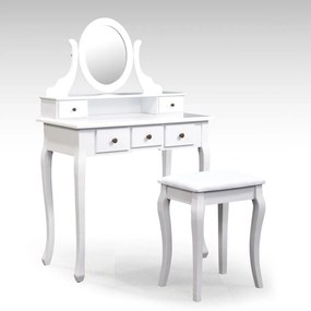 IDEA nábytok Toaletný stolík so zrkadlom STELLA
