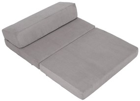 Skladacie kreslo/matrac VEDIS, sivá