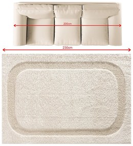 Koberec Halo cream 160x230 cm