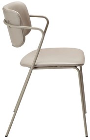 Béžová jedálenská stolička Zed – DAN-FORM Denmark