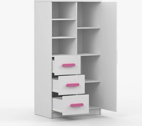 Regál SCOUT - biely (viac variant)