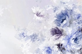 Obraz - Kvety, textúrovaná maľba (90x60 cm)