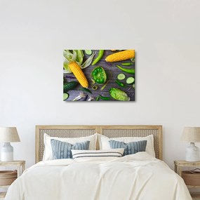 Obraz so zeleninou (70x50 cm)