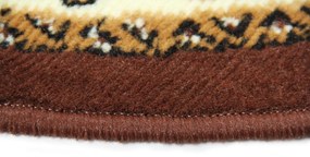 Sintelon, Kusový koberec Teheran Practica 59 / DMD ovál, 160x230, hnedá, chodba / predsieň