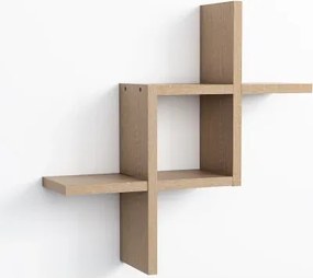 Nástenný regál/polica Geometry, dub sonoma%