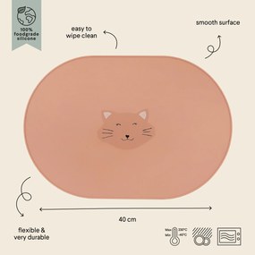 Detské silikónové prestieranie Mrs. Cat