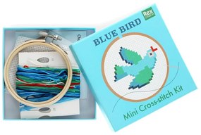 Kreatívna súprava Cross-stitch Kit Blue Bird – Rex London