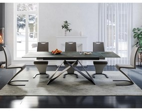 Jedálenský stôl Westin II 160 x 90 cm, tyrkysová