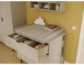 Sivá detská komoda 105x92x54 cm Tomino – Germania