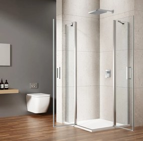 Gelco Gelco, LORO štvorcová sprchová zástena 900x900 mm, rohový vstup, GN4890-01