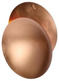 Moderné nástenné svietidlo medené 34,5 cm 2-svetlá - Sunrise