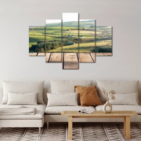 Obraz - Výhľad na krajinu (150x105 cm)