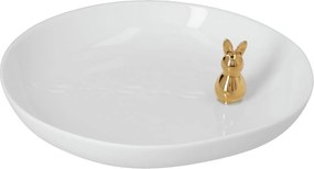 räder Dekorativní porcelánová miska Golden Rabbit