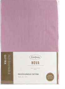 MAKOSATÉNOVÉ PRESTIERADLO NOVA 160X210 CM TMAVORUŽOVÉ