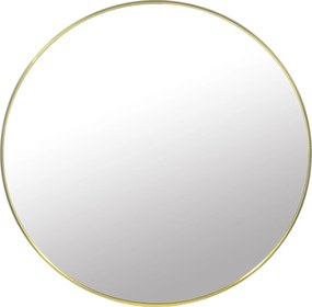 Dekorstudio Okrúhle zrkadlo so zlatým rámom Ø70 cm