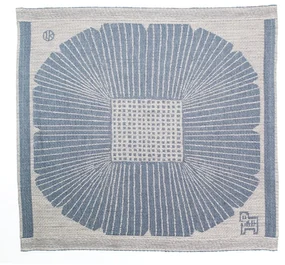 Ľanový obrus Anemone 35x35, modrý