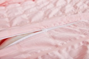 Krepové obliečky polycotton Neapol ružové 200x140cm+90x70cm TiaHome